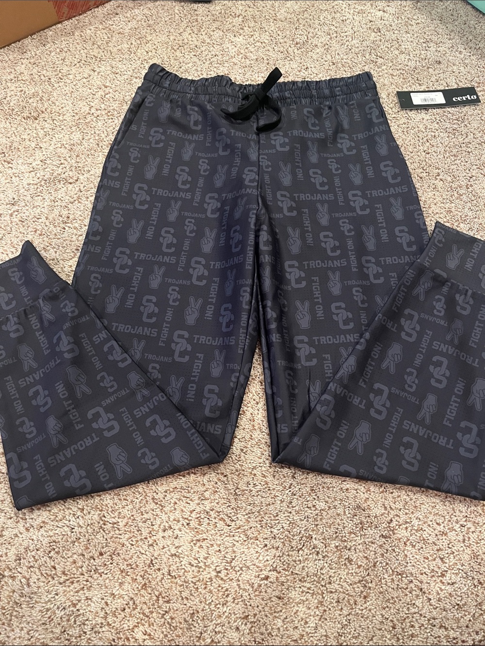 Black South Carolina Trojans Graphic Active Pants